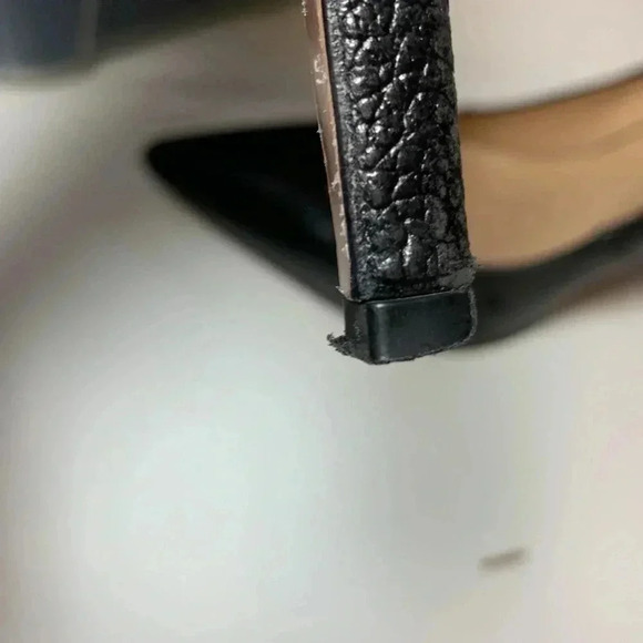 Napoleoni black studded heels, 3  3/4 “ heel - Picture 7 of 8